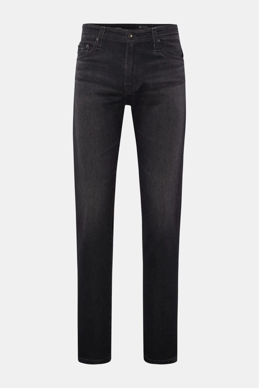 AG Adriano Goldschmied Saige High Rise Straight Leg Black Denim Jeans Size 27